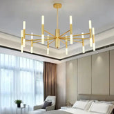 Modern Gold LED Chandelier