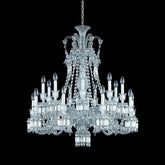 White-Baccarat-Crystal-Chandelier-in-black-background