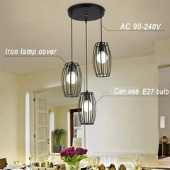 3-in-1-Drum-shaped-Hanging-Light