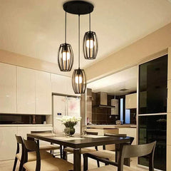 3-in-1-Drum-shaped-Pendant-Lamp