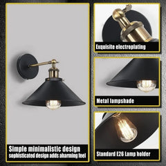 Adjustable-retro-wall-light-in-living-room

