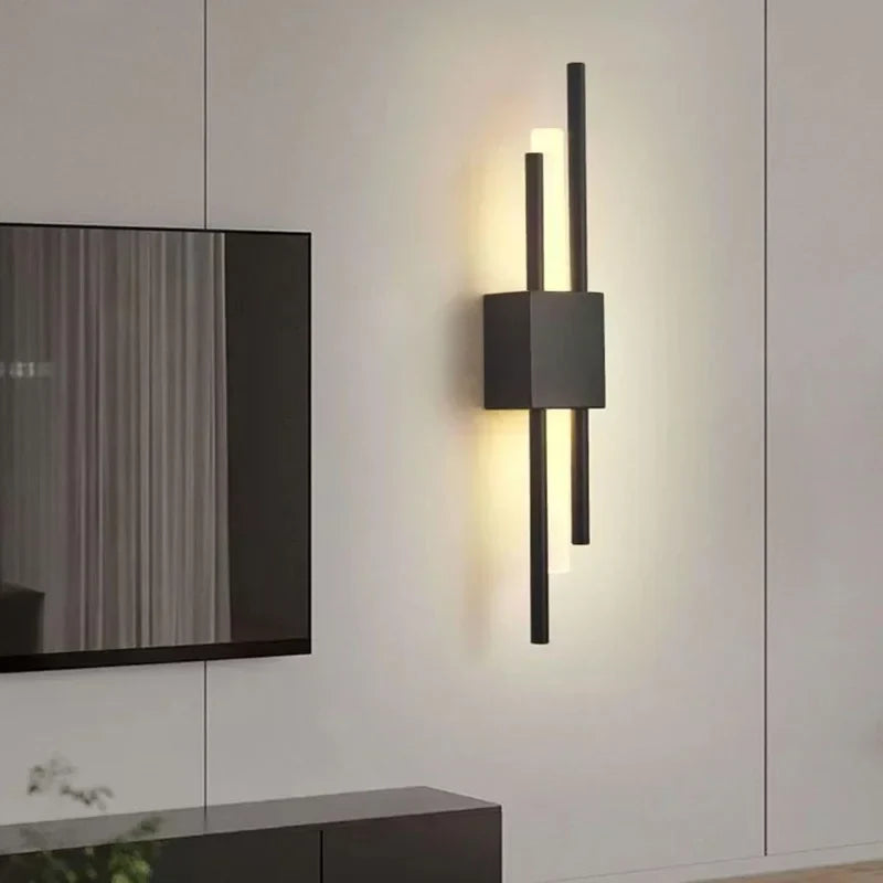 Black-Led-Bar-Wall-Light