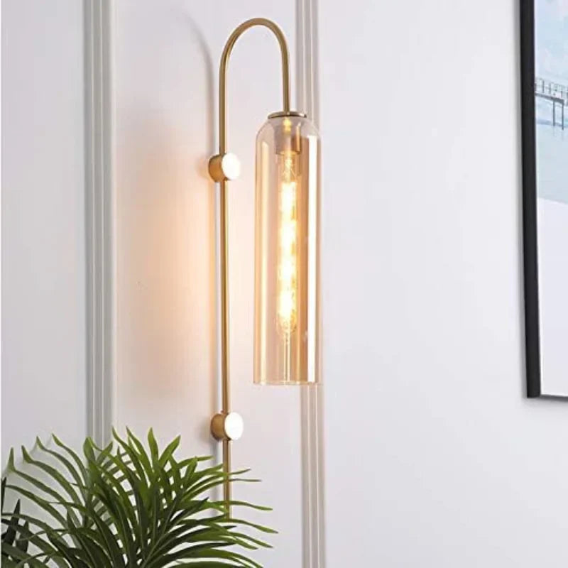 Champagne-Elegant-Glass-Wall-Sconce