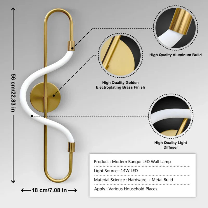 Elegant-spiral-wall-lamp-for-home-décor