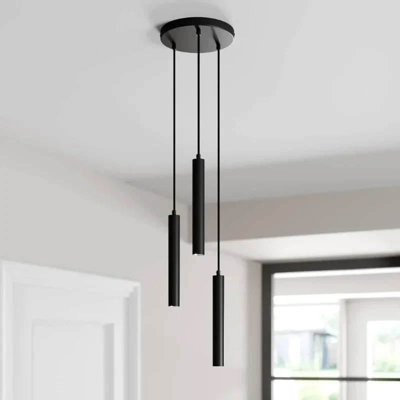 Energy-saving-cylinder-ceiling-light-with-3-pendants

