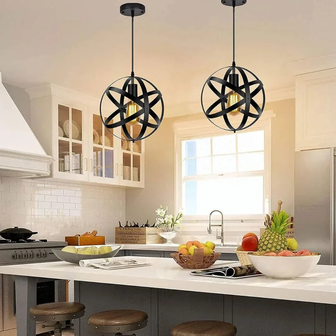 Football-Shape-Pendant-Light