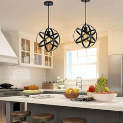 Football-Shape-Pendant-Light