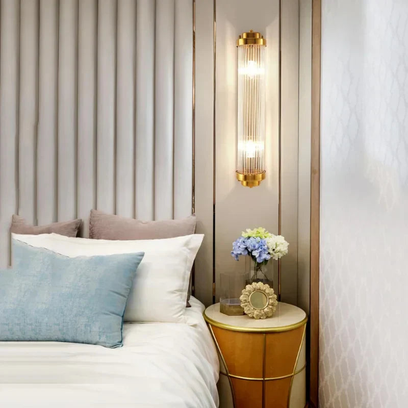 Gold-finish-lighting-fixture

