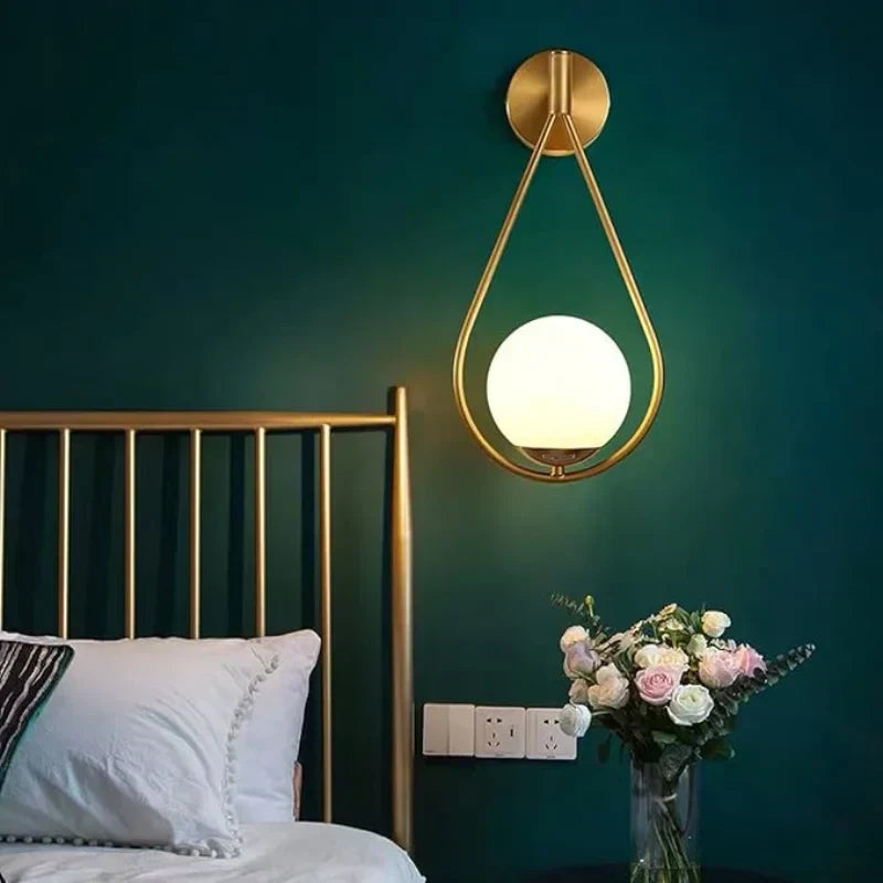 Golden-Nordic-Style-Globe-Light 