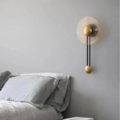 Golden-wall-mounted-LED-light-for-smart-home-interiors
