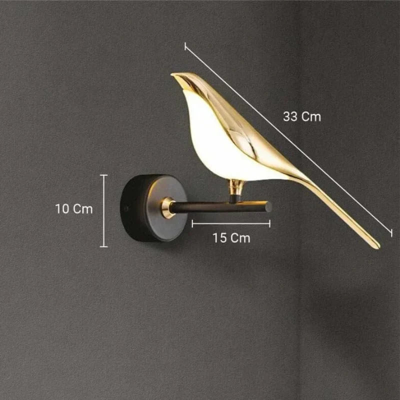 Led-Bird-Wall-Light
