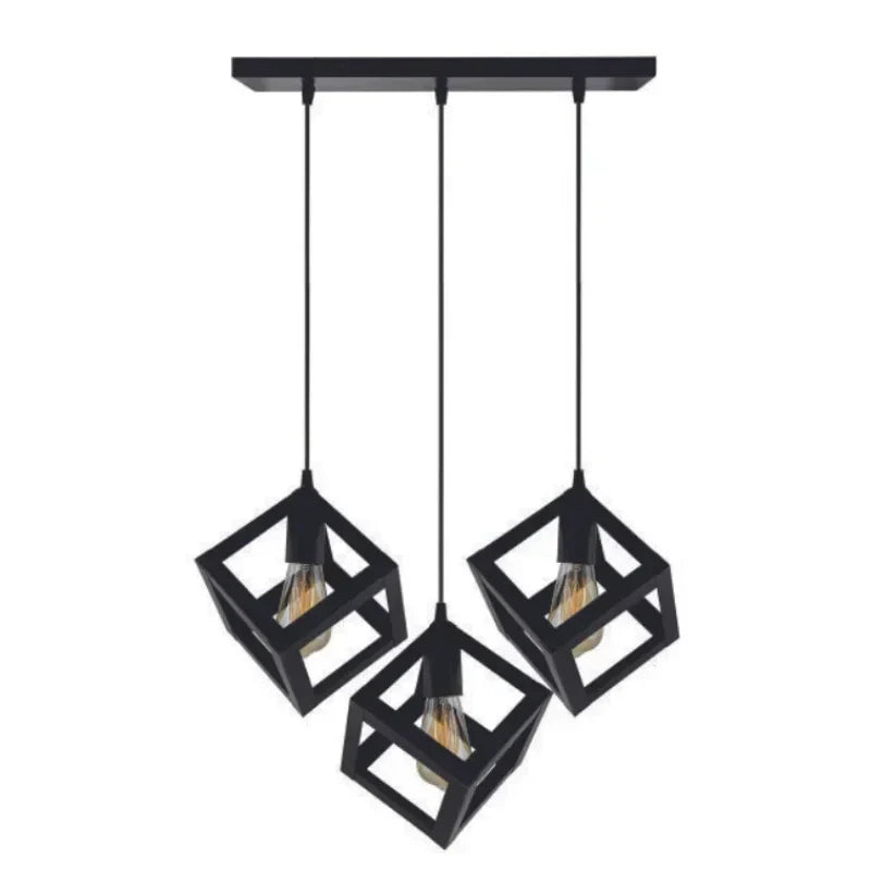 Modern-3-in-1-square-pendant-light-with-black-cube-frames