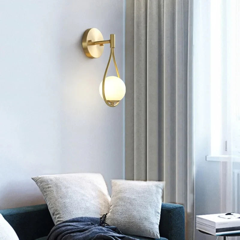  Nordic-Style-Globe-Wall-Light