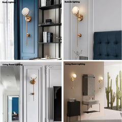 Nordic-Style-Marble-Wall-Light