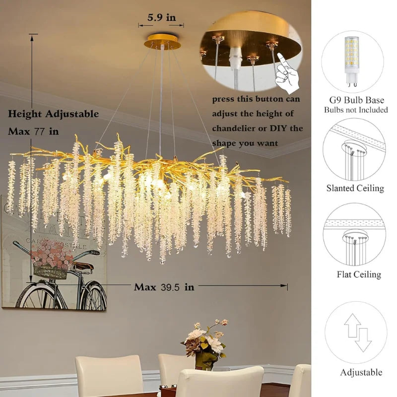 Premium-gold-branch-chandelier