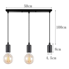 3in1 Pendant Light in Flat Base
