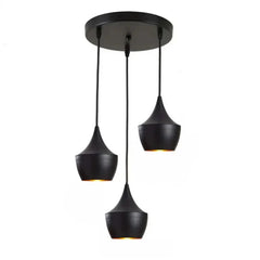 3in1 Italian Pendant Light In Round Base