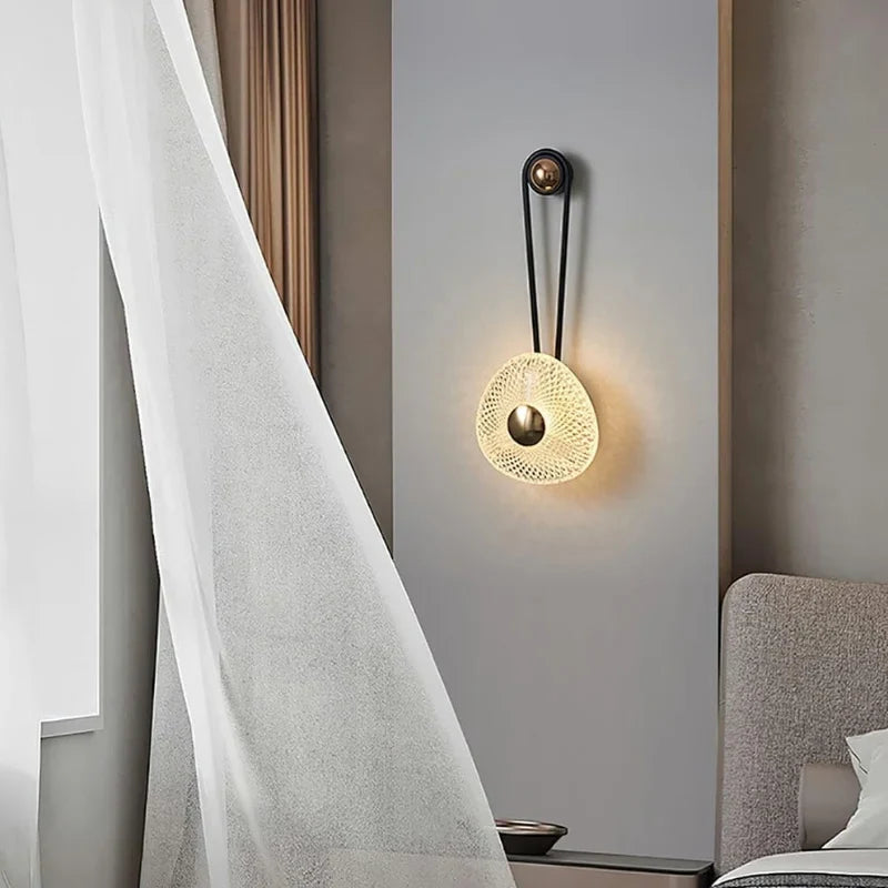 Warm-LED-wall-sconce-with-elegant-design

