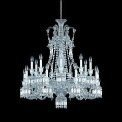 White-Baccarat-Crystal-Chandelier-in-black-background